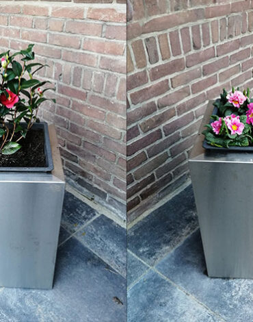 op maat gemaakte bloembakken RVS service